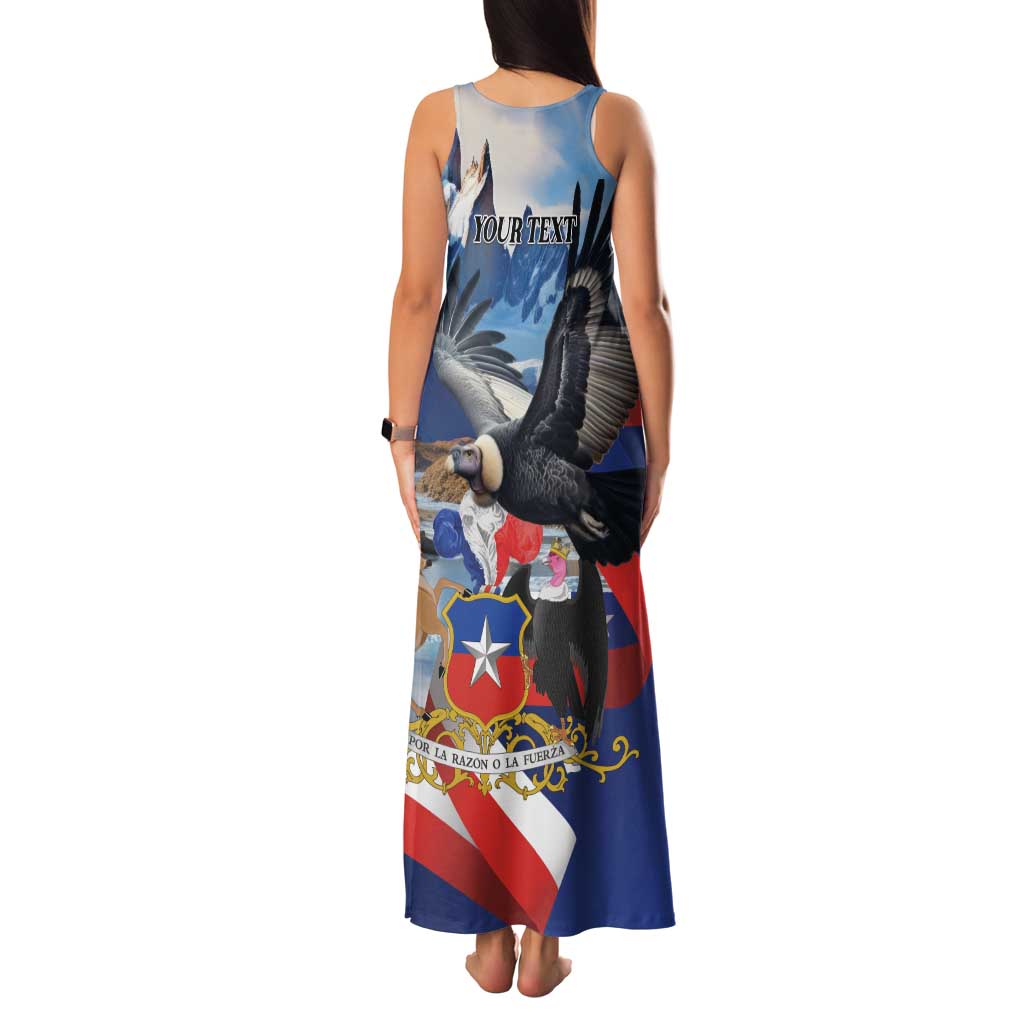 Personalized Chile Independence Day 18th September Family Matching Tank Maxi Dress and Hawaiian Shirt Andean Condor Flying - Wonder Print Shop