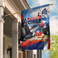 Chile Independence Day 18th September Garden Flag Andean Condor Flying - Wonder Print Shop