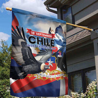 Chile Independence Day 18th September Garden Flag Andean Condor Flying - Wonder Print Shop
