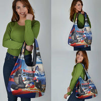 Chile Independence Day 18th September Grocery Bag Andean Condor Flying - Wonder Print Shop