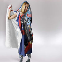 Chile Independence Day 18th September Hooded Blanket Andean Condor Flying - Wonder Print Shop