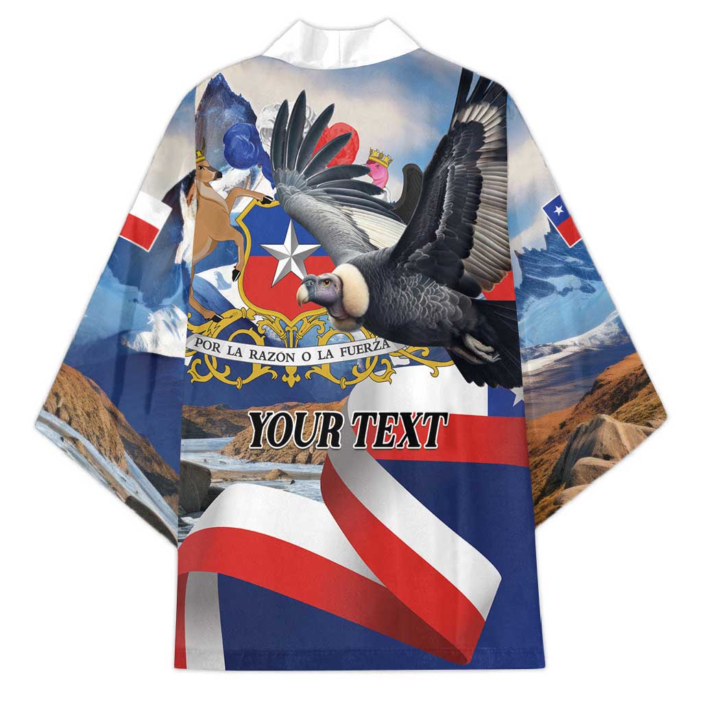 Personalized Chile Independence Day 18th September Kimono Andean Condor Flying - Wonder Print Shop