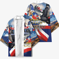 Personalized Chile Independence Day 18th September Kimono Andean Condor Flying - Wonder Print Shop