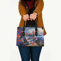 Chile Independence Day 18th September Leather Bag Andean Condor Flying - Wonder Print Shop