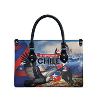 Chile Independence Day 18th September Leather Bag Andean Condor Flying - Wonder Print Shop