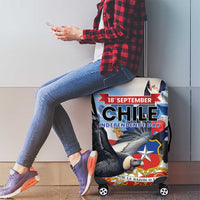 Chile Independence Day 18th September Luggage Cover Andean Condor Flying - Wonder Print Shop