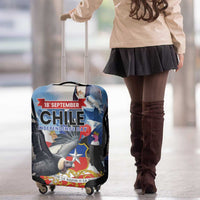Chile Independence Day 18th September Luggage Cover Andean Condor Flying - Wonder Print Shop