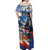 Personalized Chile Independence Day 18th September Off Shoulder Maxi Dress Andean Condor Flying - Wonder Print Shop
