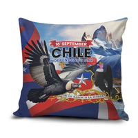 Chile Independence Day 18th September Pillow Cover Andean Condor Flying - Wonder Print Shop