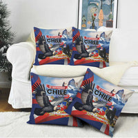 Chile Independence Day 18th September Pillow Cover Andean Condor Flying - Wonder Print Shop