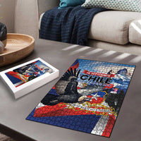 Chile Independence Day 18th September Puzzle Andean Condor Flying - Wonder Print Shop