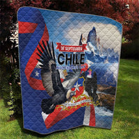 Chile Independence Day 18th September Quilt Andean Condor Flying - Wonder Print Shop