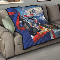 Chile Independence Day 18th September Quilt Andean Condor Flying - Wonder Print Shop