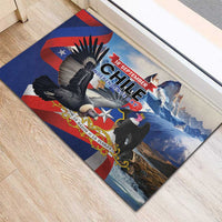Chile Independence Day 18th September Rubber Doormat Andean Condor Flying - Wonder Print Shop