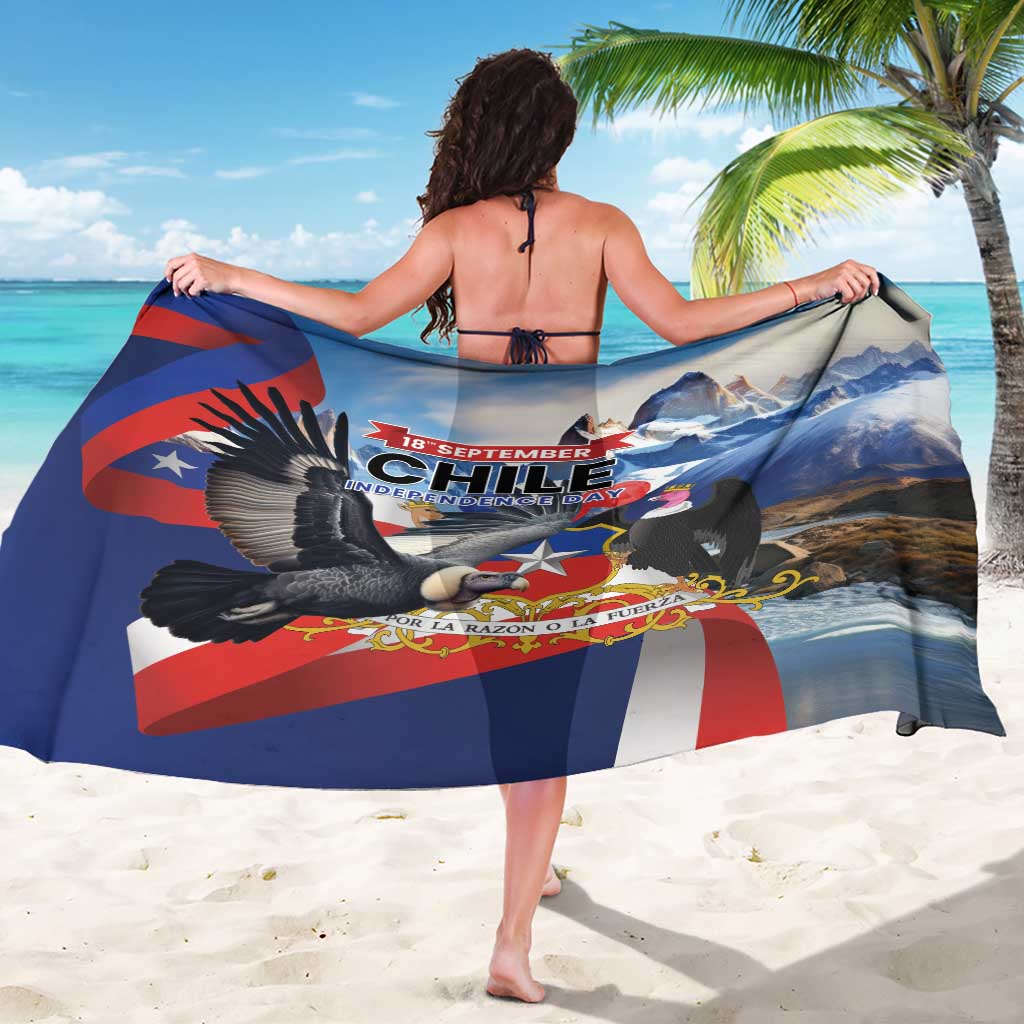 Chile Independence Day 18th September Sarong Andean Condor Flying - Wonder Print Shop