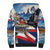 Personalized Chile Independence Day 18th September Sherpa Hoodie Andean Condor Flying - Wonder Print Shop