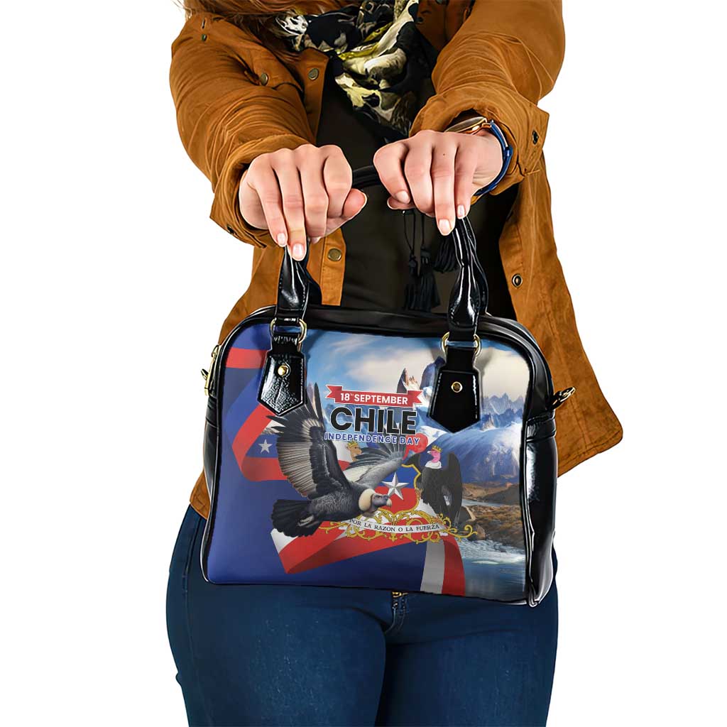 Chile Independence Day 18th September Shoulder Handbag Andean Condor Flying - Wonder Print Shop