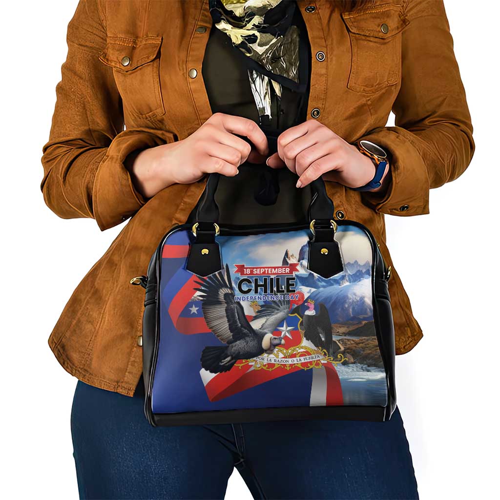 Chile Independence Day 18th September Shoulder Handbag Andean Condor Flying - Wonder Print Shop