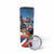 Personalized Chile Independence Day 18th September Skinny Tumbler Andean Condor Flying - Wonder Print Shop