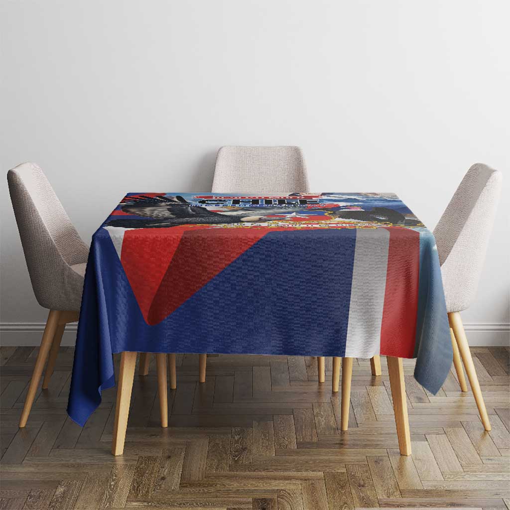 Chile Independence Day 18th September Tablecloth Andean Condor Flying - Wonder Print Shop