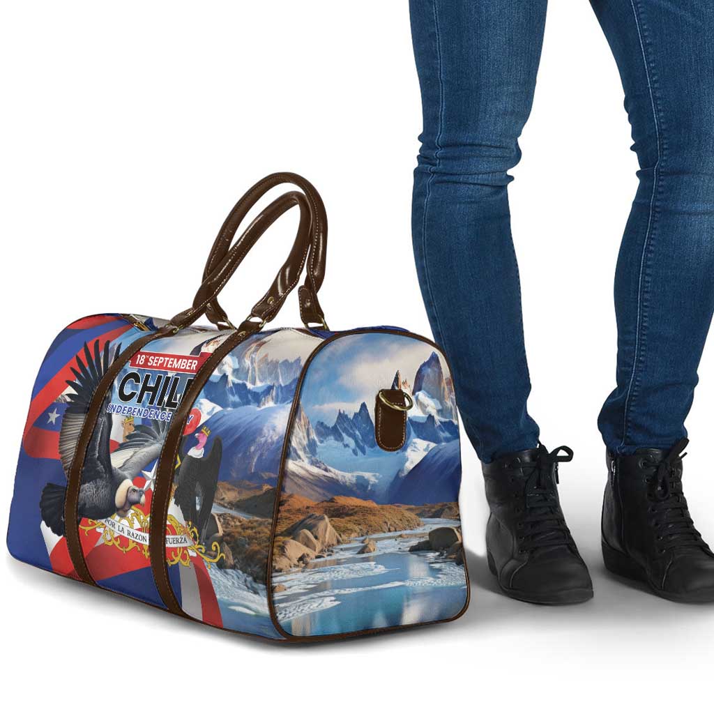 Chile Independence Day 18th September Travel Bag Andean Condor Flying - Wonder Print Shop