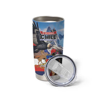 Personalized Chile Independence Day 18th September Tumbler Cup Andean Condor Flying - Wonder Print Shop
