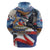 Personalized Chile Independence Day 18th September Zip Hoodie Andean Condor Flying - Wonder Print Shop