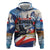 Personalized Chile Independence Day 18th September Zip Hoodie Andean Condor Flying - Wonder Print Shop