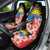 Antigua and Barbuda Car Seat Cover Magnificent Frigatebird Hibiscus - Wonder Print Shop
