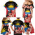 Personalized Antigua and Barbuda Family Matching Mermaid Dress and Hawaiian Shirt Magnificent Frigatebird Hibiscus - Wonder Print Shop