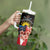 Personalized Antigua and Barbuda Tumbler With Handle Magnificent Frigatebird Hibiscus - Wonder Print Shop