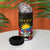 Personalized Antigua and Barbuda 4 in 1 Can Cooler Tumbler Fallow Deer Tropical Bouquet - Wonder Print Shop
