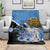 Estonia Blanket Grey Wolf Cyanus Flowers