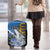 Estonia Luggage Cover Grey Wolf Cyanus Flowers - Wonder Print Shop