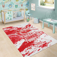 Turkey Area Rug Turkiye Map Unique Grunge - Wonder Print Shop