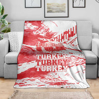 Turkey Blanket Turkiye Map Unique Grunge