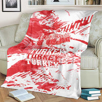 Turkey Blanket Turkiye Map Unique Grunge