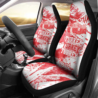 Turkey Car Seat Cover Turkiye Map Unique Grunge - Wonder Print Shop