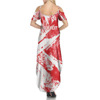 Personalised Turkey Summer Maxi Dress Turkiye Map Unique Grunge - Wonder Print Shop