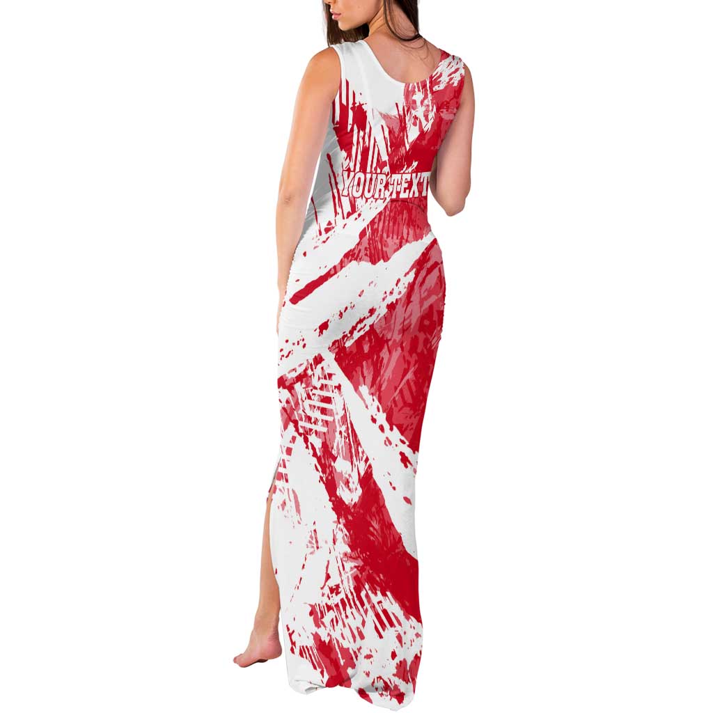 Personalised Turkey Tank Maxi Dress Turkiye Map Unique Grunge - Wonder Print Shop