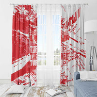 Turkey Window Curtain Turkiye Map Unique Grunge - Wonder Print Shop