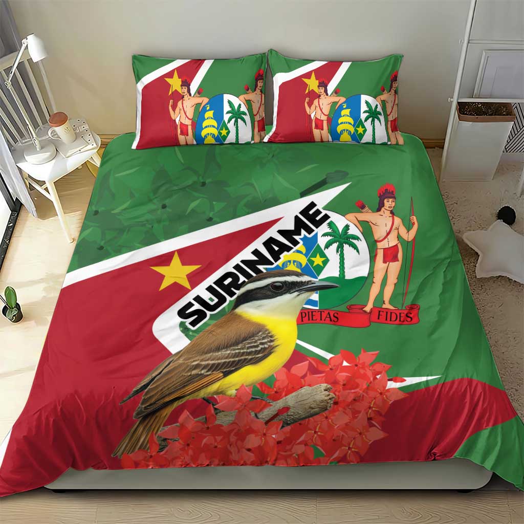 Suriname Bedding Set Gerechtigheid Vroomheid Vertrouwen - Wonder Print Shop