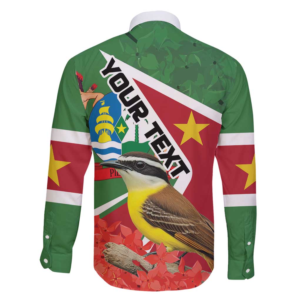 Personalized Suriname Family Matching Long Sleeve Bodycon Dress and Hawaiian Shirt Gerechtigheid Vroomheid Vertrouwen - Wonder Print Shop