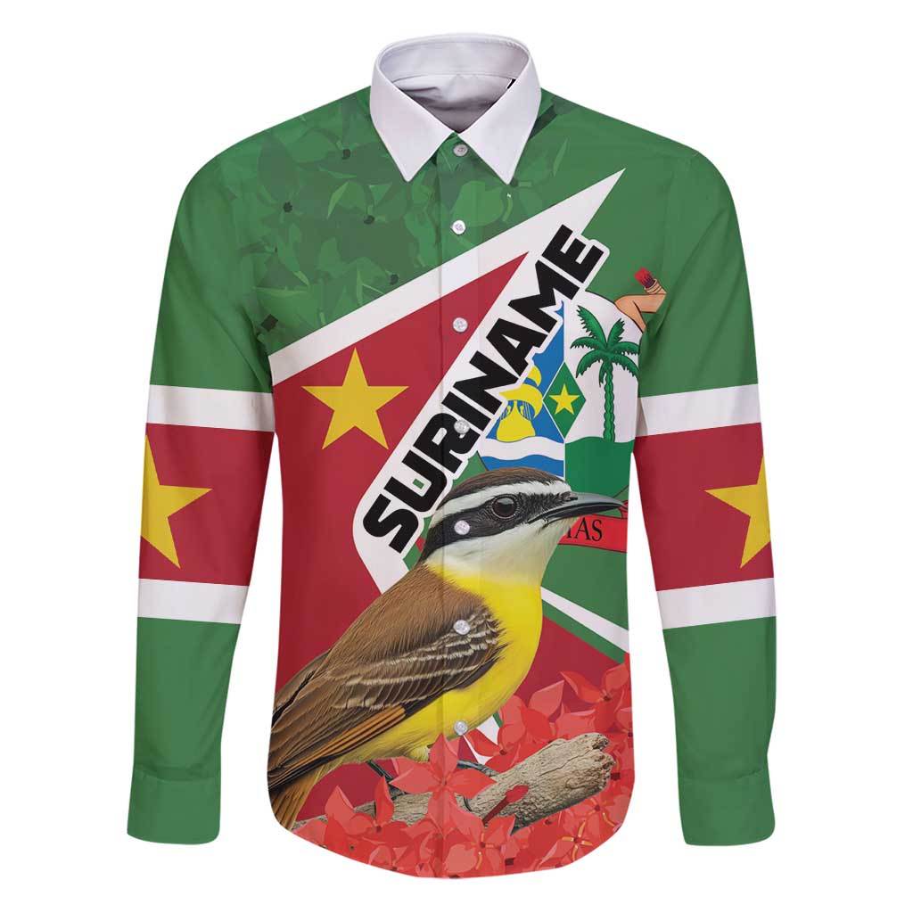 Personalized Suriname Family Matching Puletasi and Hawaiian Shirt Gerechtigheid Vroomheid Vertrouwen - Wonder Print Shop