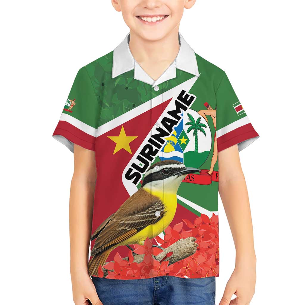 Personalized Suriname Hawaiian Shirt Gerechtigheid Vroomheid Vertrouwen - Wonder Print Shop