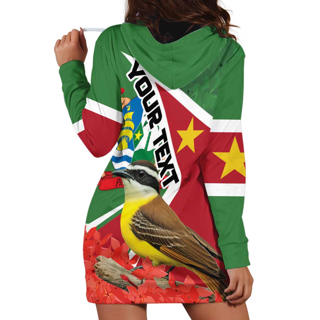 Personalized Suriname Hoodie Dress Gerechtigheid Vroomheid Vertrouwen - Wonder Print Shop