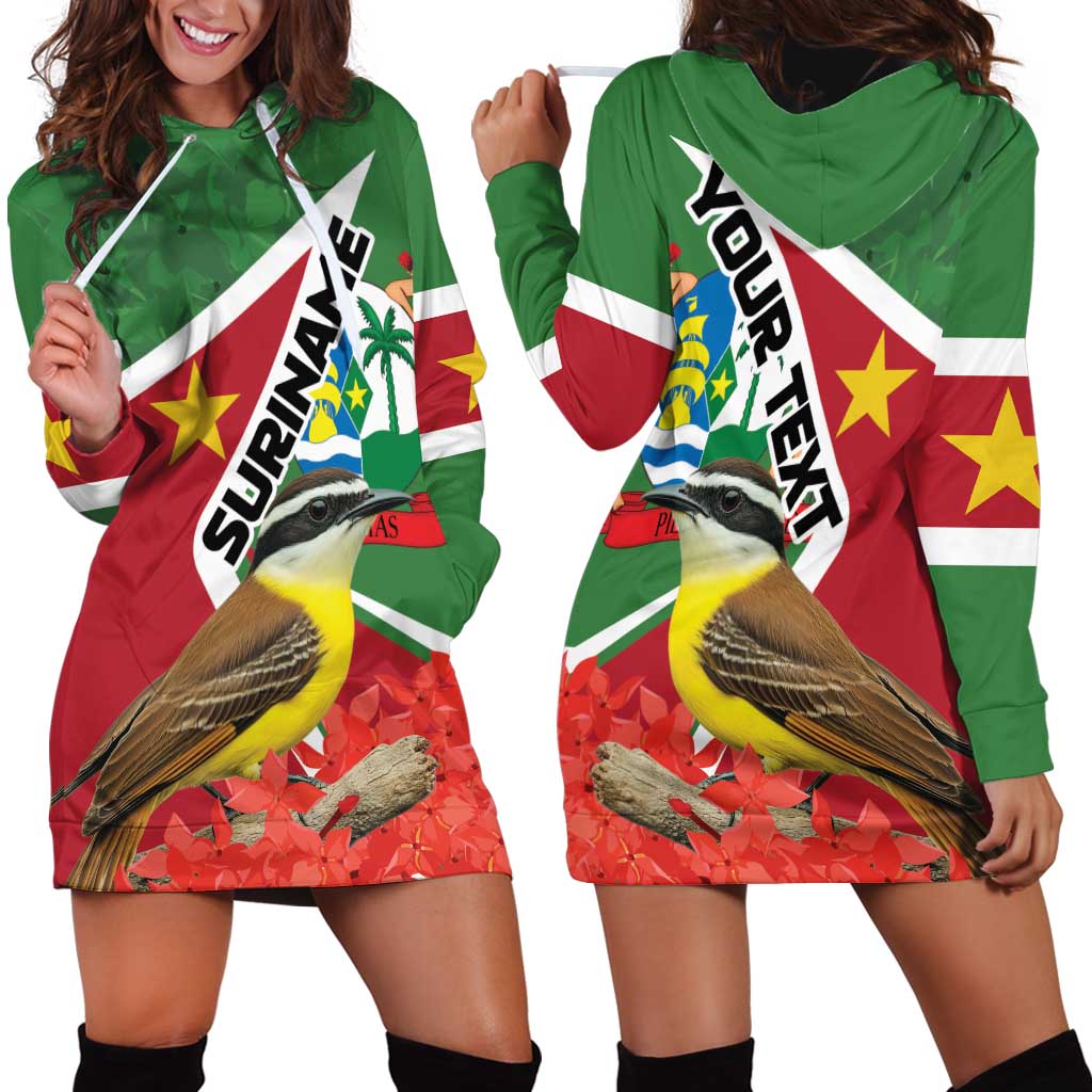 Personalized Suriname Hoodie Dress Gerechtigheid Vroomheid Vertrouwen - Wonder Print Shop