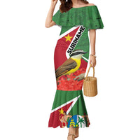 Personalized Suriname Mermaid Dress Gerechtigheid Vroomheid Vertrouwen - Wonder Print Shop