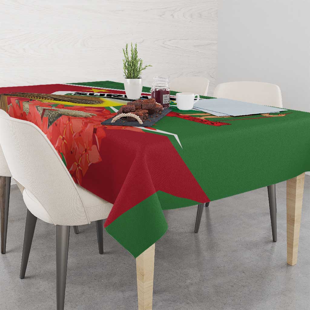 Suriname Tablecloth Gerechtigheid Vroomheid Vertrouwen - Wonder Print Shop