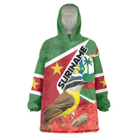 Personalized Suriname Wearable Blanket Hoodie Gerechtigheid Vroomheid Vertrouwen - Wonder Print Shop